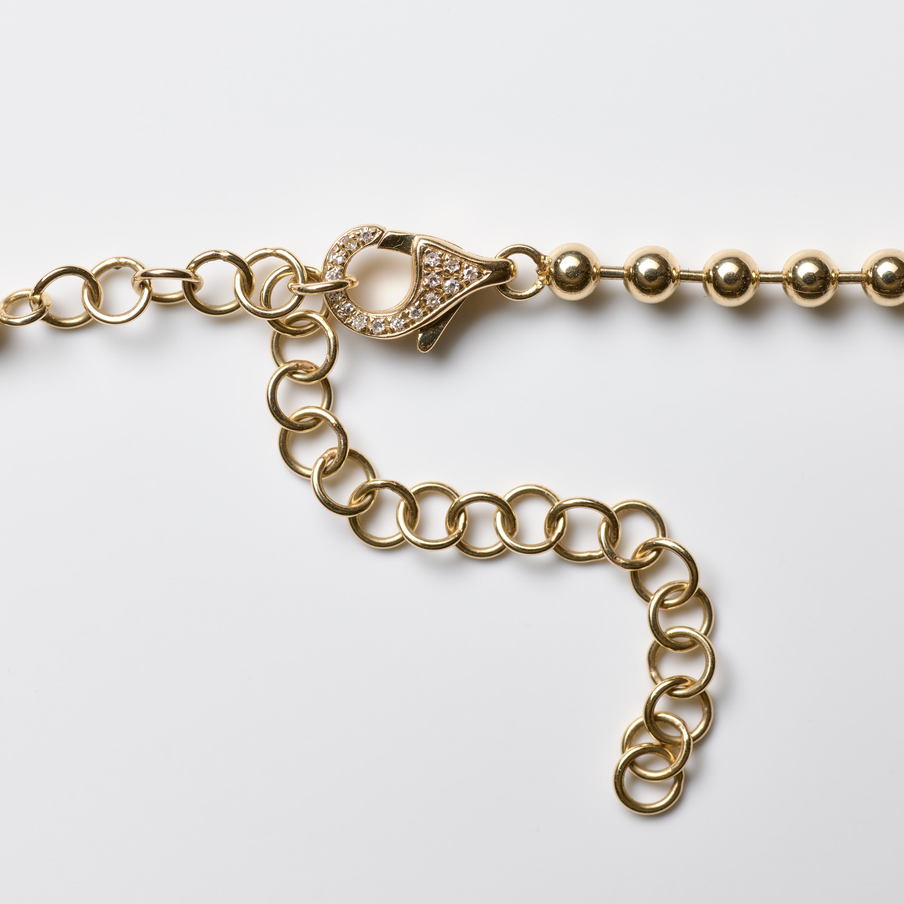 Pavé Diamond Bead Chain