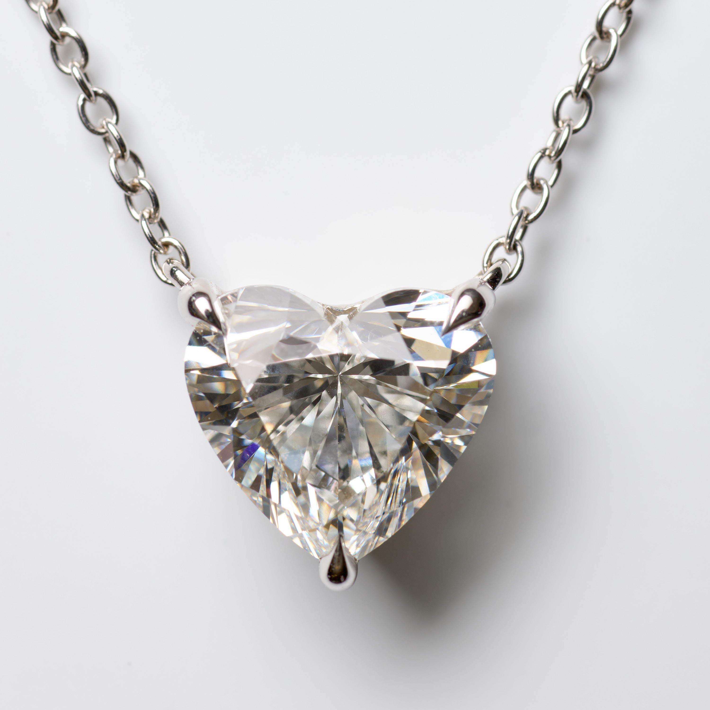 Heart Lab Diamond Necklace