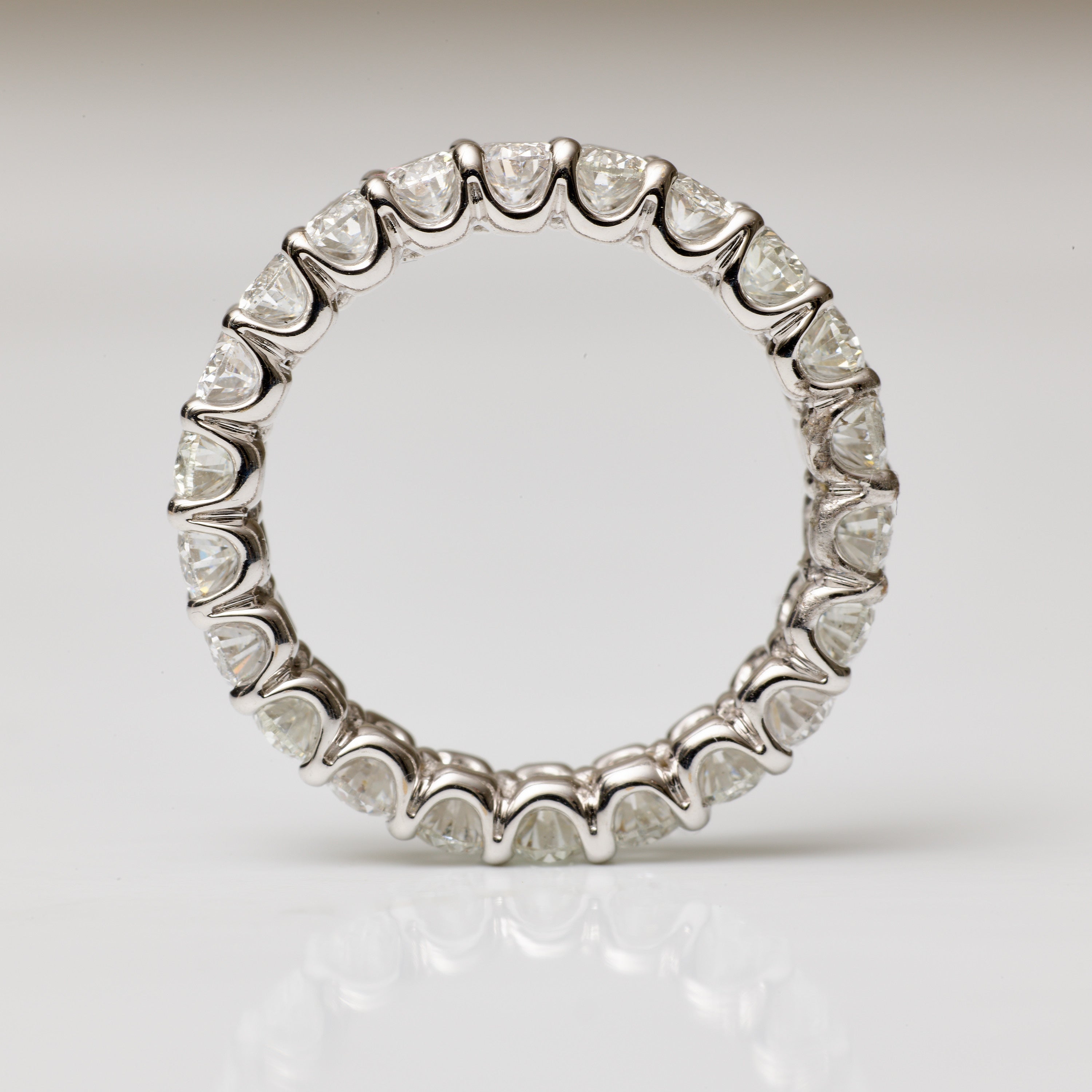 Oval Diamond Eternity Band