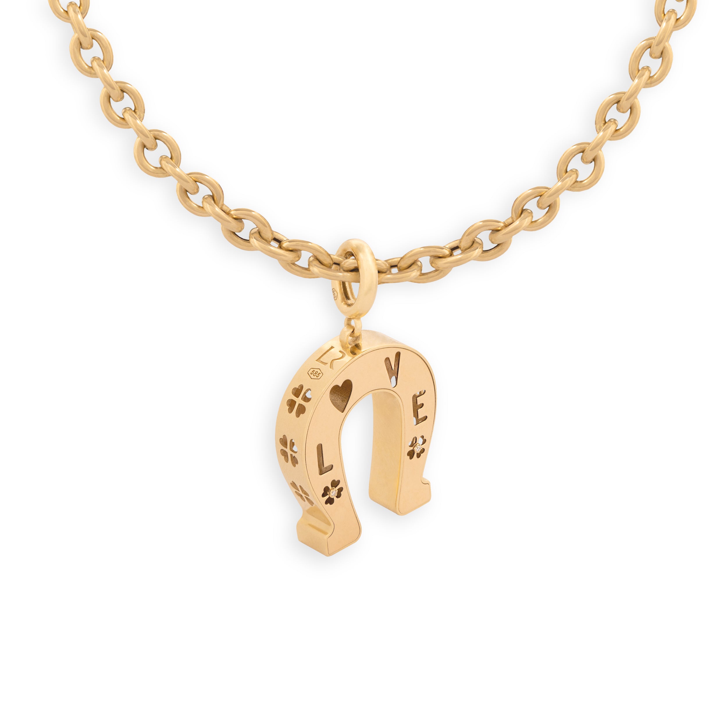 Bruno Yellow Gold Horseshoe