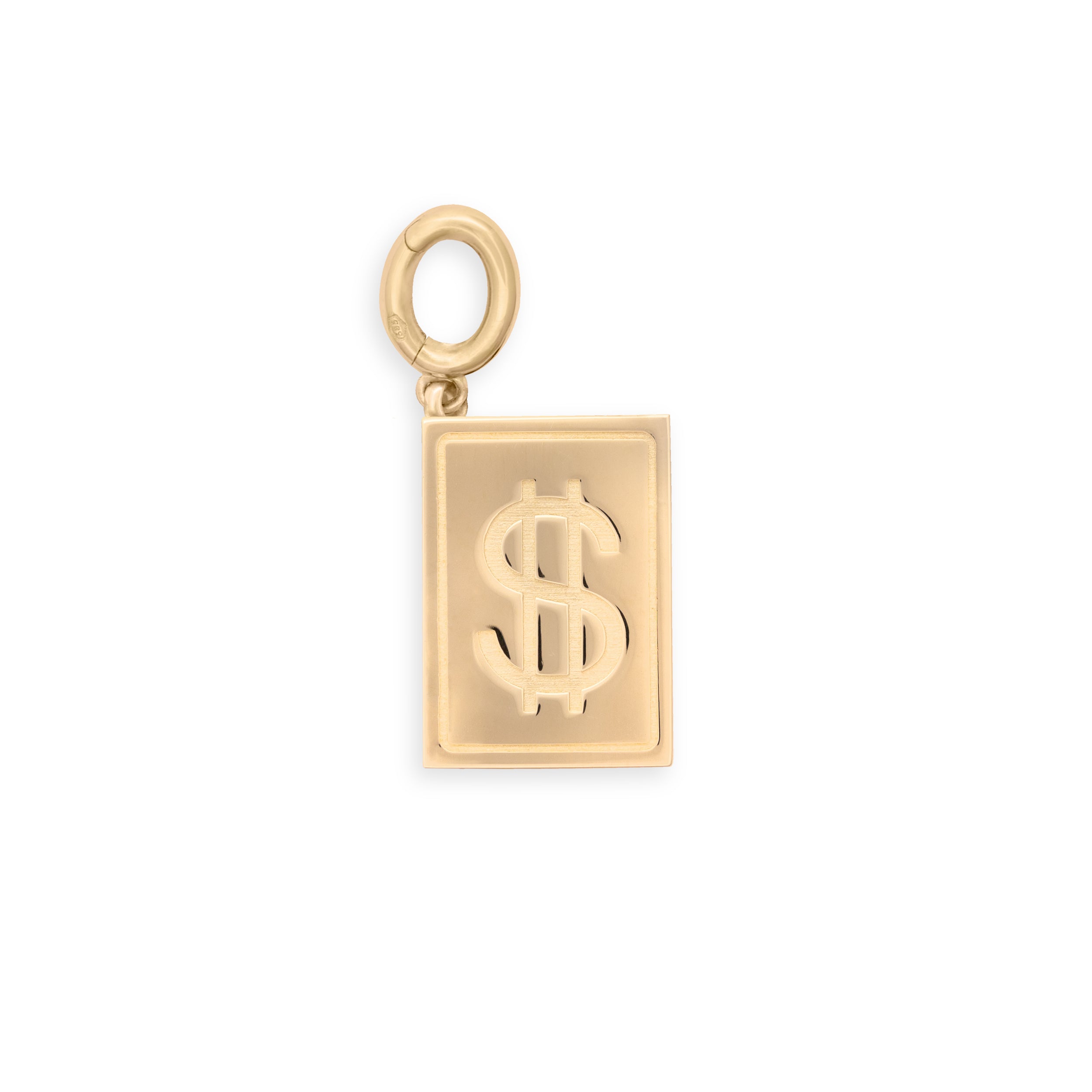 Bruno Yellow Gold Dollars Pendant